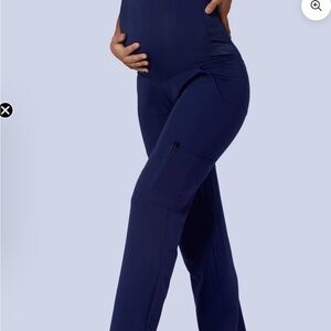 Navy Maternity Pants
